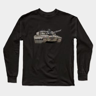 Challenger 2 British Battle Tank Long Sleeve T-Shirt